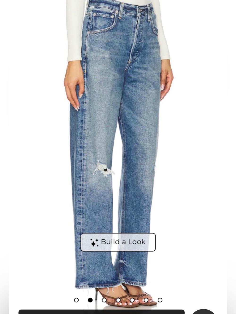 Citizens Of Humanity Ayla Baggy Cuffed  Jeans Size 28 NWT